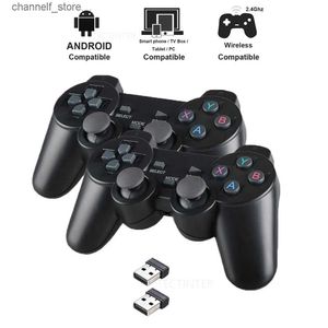 Oyun Denetleyicileri Joysticks 2.4G Kablosuz Oyun Denetleyicisi PS2/Uzak Oyun Kartı için Uygun Android Telefonlar/TV Kutuları/PC/PC/Süper Konsol XY240322