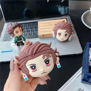 Earphone Accessories Japan Anime Cartoon 3D Headphone Cover Case for AirPods 2 3 Pro Wireless Earphone Protective Charging Box for AirPods Case fundaY240322