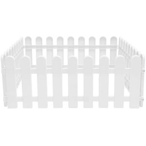 Gates 4 Pcs The Fence Christmas Tree Edger Lawn Gardening Dog Outdoor Plastic Pet Enclosure Temporary Fencing Decorative Yard Border