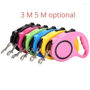 Dog Collars Leash Retractable Sturdy Easy To Walk Rope Small Medium Sized Large Golden Retriever Teddy Samoyed Chain