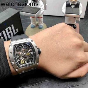 Swiss ZF Factory Richamill Uhr Luxus -Männer Mechanik Uhren Armbandwatch Business Freizeit RMS030 Automatisch mechanische feine Stahlband Trend IBDU