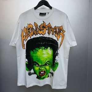 Original Designer Hellstar Shirt Mens T-shirts Kort ärm Tee Men Women High Quality Streetwear Hip Hop Fashion T Shirt Hell Star Hellstar Short 456
