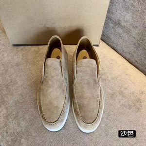 Scarpe LP da uomo e da donna Mocassini Stivaletti Loropi Slip On Stivaletti casual Calzature di design di lusso Stivaletti per il tempo libero da ufficio Morbida pelle scamosciata di alta qualità Taglia 36-46