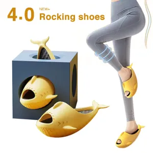 Scarpe da donna threming threming rock scarpe gamba di bellezza piede creativo per allenamento per la casa pantofole yoga massaggio rullo sport set