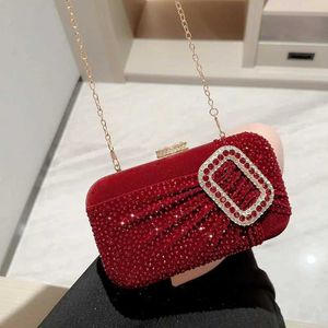 Evening Bags Fashion Evening Clutch Bag Purses and Red Handbag Luxury Designer Shoulder Bag Shiny Crystal Clutch Purse Party Bag BanquetL2403