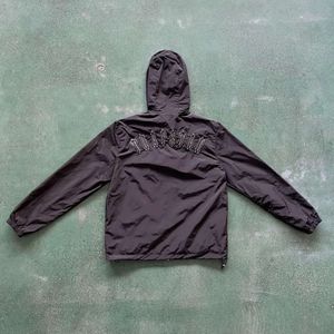 2024 Mode Männer Trapstar Jacke Sportswear Irongate T Windjacke-schwarz 1to1 Top Qualität Gestickte Buchstaben Frauen Reißverschluss Sonnenschutz GK668