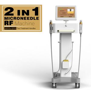 2023 Nuovo dispositivo micro ago RF Face Lifting Attrezzatura microneedle Ringiovanimento della pelle del viso Resurfacing Rimozione delle rughe Rafforzamento della pelle Macchina per agugliatura RF