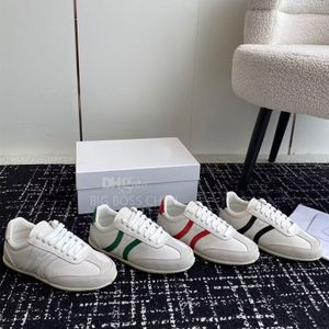 Top quality Lace-up Tennis shoes Real leather Patchwork Women's Runway sneakers Low-top Casual shoes Luxury designer Running walk shoes Factory footwear