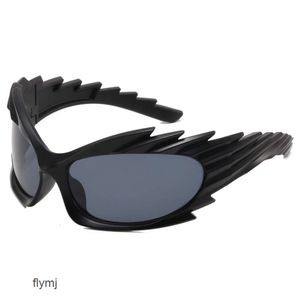 2 pçs moda designer de luxo novo estilo personalizado engraçado óculos de sol equitação instagram bola óculos de sol forma ouriço