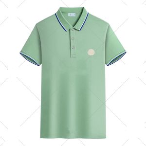 2024 Spring Summer Design Wszechstronne męskie i damskie polo stały kolor krótki rękaw Casual Fashion Polo T-shirt designerka koszulka koszulka Polo koszulka piłkarska