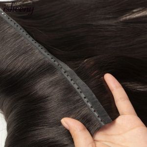 Extensões Isheeny Twin Tabs Weft Human Hair Extensions