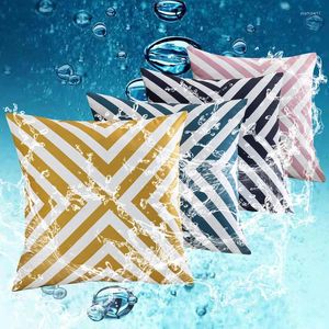 Pillow Case Outdoor Waterproof Printed Pillowcase Garden Cushion Shell For Patio Tent Sofa