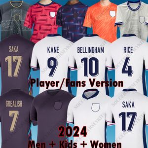 Anglia Euro 2024 koszulka piłkarska Bellingham piłka nożna Saka Foden Rashford Sterling Grealish Drużyna narodowa Kane Kit Kit Kit Kit Kit Kit Kit Kit Kit Kit