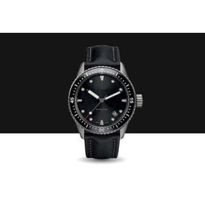 Projektant pięćdziesiąt fathoms Zatrzymaj doskonałą jakość ruchu mechanicznego Menwatch Transparent Uhr tkaninowy pasek zegarkowy Montre Jason007 Watchmen Y0GS