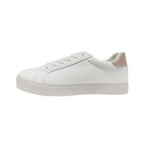 HBP Baba olmayan toptan özel spor ayakkabılar kızlar için beyaz eğitmenler pu üst kadınlar kauçuk taban moda modaya uygun beyaz spor ayakkabılar için ayakkabılar