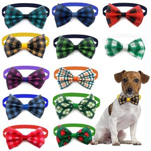 50100 peças artesanais em massa para cães de estimação gravata borboleta estilo treliça acessórios fofos gravatas-borboleta suprimentos de produtos 240314