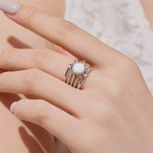 18k Gold Sun Designer Rings for Women 925 Sterling Silver Synthetic Gem Love Diamond Ring Woman Luxury Jewelry Daily Outfit Friend Present Box Apporation Opening Justerbar