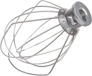 K45WW Wire Whip Attachment för Tilthead Stand Mixer Rostfritt stål Egggrädde Stirrer Mjölkaka Ballong Visp 240307