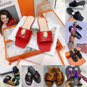 Sıradan Kurt Geiger Sandals Kadınlar Düz Alt Terlik Gökkuşağı Sandal Tasarımcı Ayakkabı Kartal Kafa Kiri Elmas Terlik Yaz Düz Klasik Lüks Flip Flops