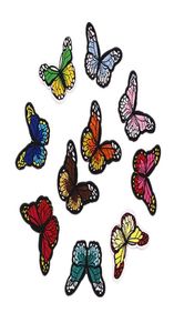 100st Butterfly Sew on Patches For Clothing Jeans broderade lappar Applices Patches For Kids Clothes Decoration4732105