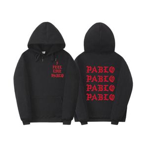 Wycieczka celowa Czuję się jak bluzy z kapturem Pablo Poleron Hombre Fashion Streetwear Bluza Pullover Men Men Women Hoodie Sweat Mens Hoodies S9706456