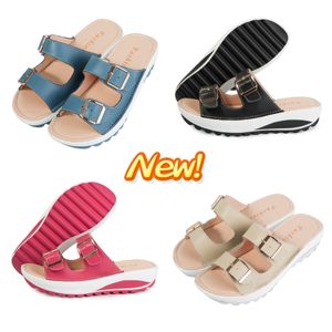 new casual women's sandals for home outdoor wear casual shoes GAI apricot large fashion trend women easy matching waterproof double breasted summer lightweight