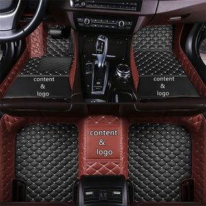 Car Floor Mats For Isuzu Dmx D-max 2020 2019 2018 2017 2016 Auto Accessories Decoration Leather Carpets Waterproof Protect Rugs