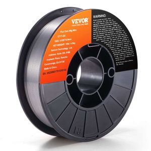 BENTISM Flux Core Wire, E71T-GS 0.035-inch 10LBS, Gasless Mild Steel MIG Wire with Low Splatter for All Position Arc Welding and Outdoor Use