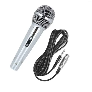 Mikrofone, Karaoke-Mikrofon, leistungsstarkes, dynamisches Gesangsmikrofon, kabelgebunden, für Gesang, Meeting, Mixer, Sprachshow