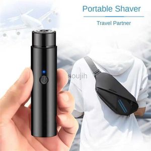 Electric Shavers Rechargeable shaver lithium battery compact body USB rotating blade smooth shaver precision cutting compact electric shaver 240322