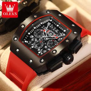 Oulishi Brand with Large Dial, Sports Timing Electronic Fashionable Watch, Men's Watch