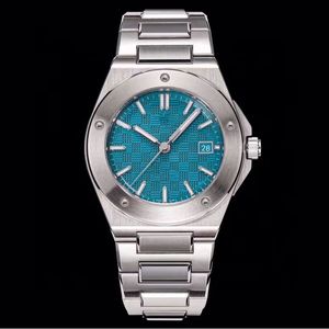 Big Watch Ingenieur Automatic 40 Heavyweight Högsta kvalitet Mäns klockor Fabriksstil Anti-magnetiska mjuka järnstrukturer Pull Full Sapphire Mirror Luxury Watches