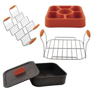 Blackstone Taco Kit med rack, tortilla varmare och smaktillsatsfack