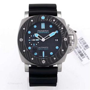 Panerai Luminors VS Factory Top Quality Automatic Watch P.900 Automatic Watch Top Clone for Submersible Pam799 Titanium Carbotech Black Dial P9010