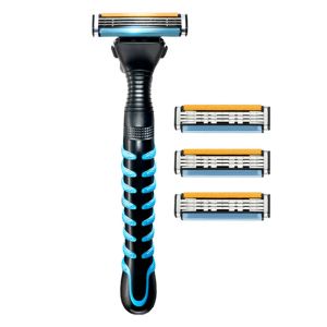 Razor Vector3 Jil bıçağı tıraş tıraş makinesi bıçakları Tıraş Make Başları Erkekler Çift Kenar Güvenliği Jilet