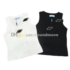 Women Sleeveless Sport Top Designer Quick Drying Vest U Neck Tanks Top Elastic T Shirt