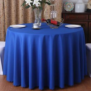 Table Cloth Polyester Tablecloth Round Wedding Color Black