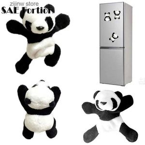 Kylmagneter magnetiska kylmedels klistermärken mjuka plysch panda kylskåp festival gåvor turist souvenirer y240322