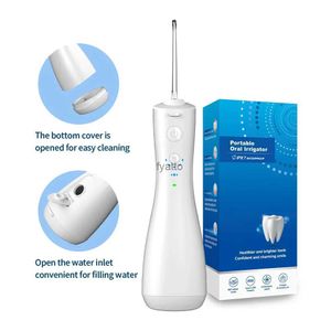 Andere Geräte Tragbare elektrische Haushaltswasserbürste USB wiederaufladbare Dentalwasserpumpe für die Zahnreinigung H240322