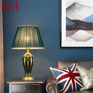 Table Lamps 8M Contemporary Ceramics Lamp Luxurious Living Room Bedroom Bedside Desk Light El Engineering Decorative Lights