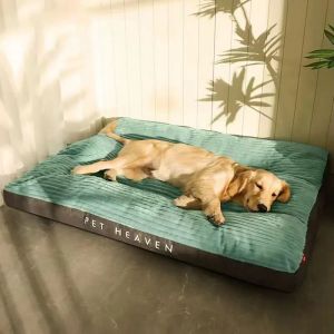 Mats Corduroy Bed Bed Bat para cenários de aplicação de cães grandes engrossem sumante para dormir removível Antislip Sofá Pet Supplies