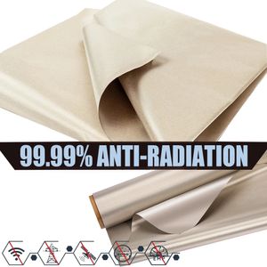 Faraday Fabric RFID blok ekranowania wifirf Przeciwrganizujący przewodzący magnetyczny miedziczny Coppernickel EMF tkanina anty-sygnał interfer 240306