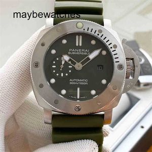 Panerai Luminors VS Factory Top Quality Automatic Watch P.900 Automatic Watch Top Clone 1055 Stealth Series Military Green Seagull 2555 Full Super Luminous