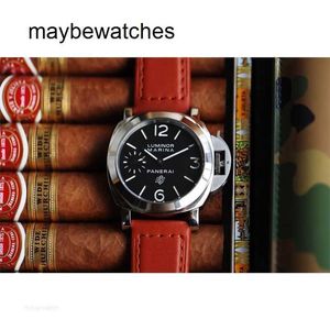 Panerai Luminors vs Factory Top Quality Automatic Watch s.900 Automatisk Watch Top Clone för Sapphire Mirror Storlek 47mm Importerat Cowhide Band 8U28