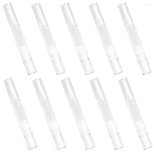 Storage Bottles 10 Pcs Lip Gloss Tube Manicure Rotating Pen Empty 10pcs (5ml Brush Type) Lipgloss Nail Oil Tubes