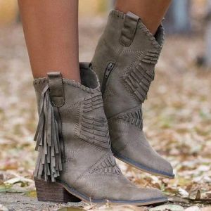 Boots Women's Rubber Boots Luxury Designer Winter Footwear Round Toe BootsWomen Shoes Zipper Rain Fashion 2023 Mid Calf Low Ladies A