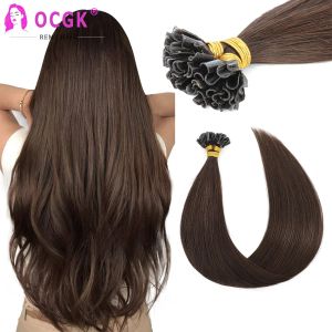 Extensions U Tip Hair Extensions Real Human Hair Straight Keratin Capsules Hair Extension Nails Tip Thick Remy Real Natural Hair For Salon