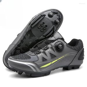 Sapatos de ciclismo tênis mtb bicicleta plana homens mountain bike corrida estrada velocidade calçado moda grampo spd ciclismo feminino esportes