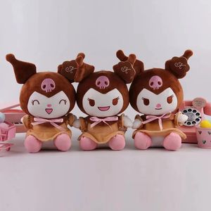 2024 Wholesale Cute Chocolate Kuromi Plush Toys Children's Games Playmates Holiday Gifts Room Decor
