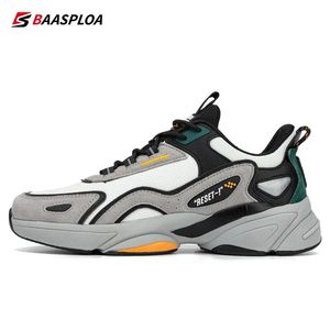 Baasploa Scarpe da ginnastica casual da uomo in pelle scarpe da passeggio impermeabili per comfort esterno antiscivolo uomo 240318